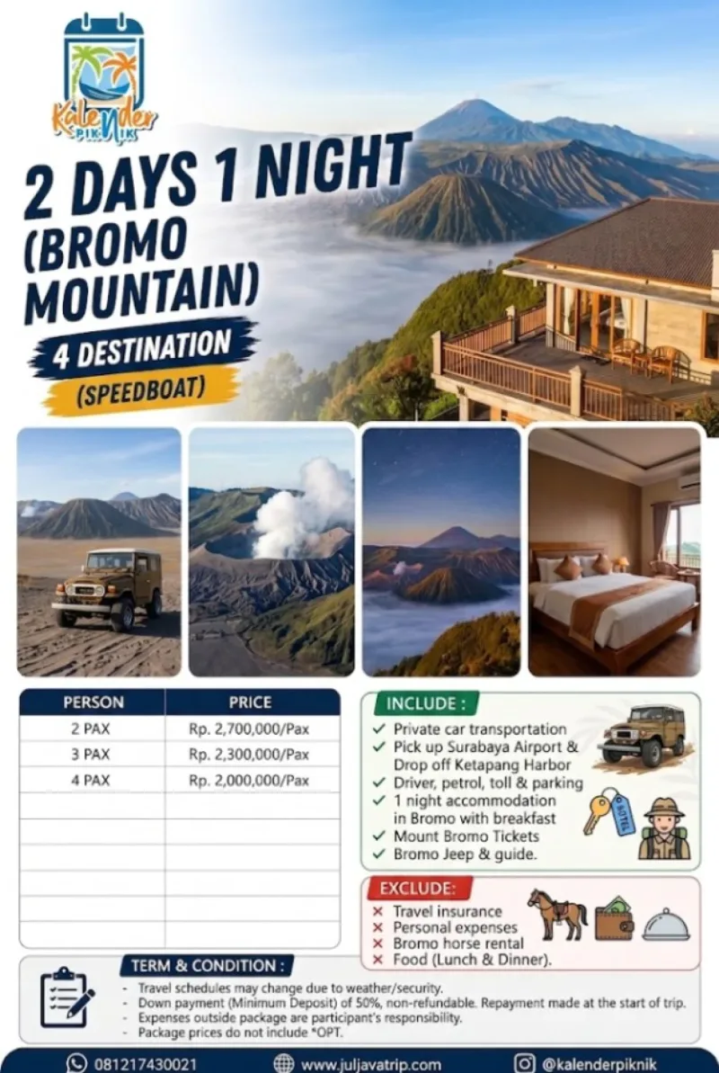2 Days 1 Night (Bromo Mountain)