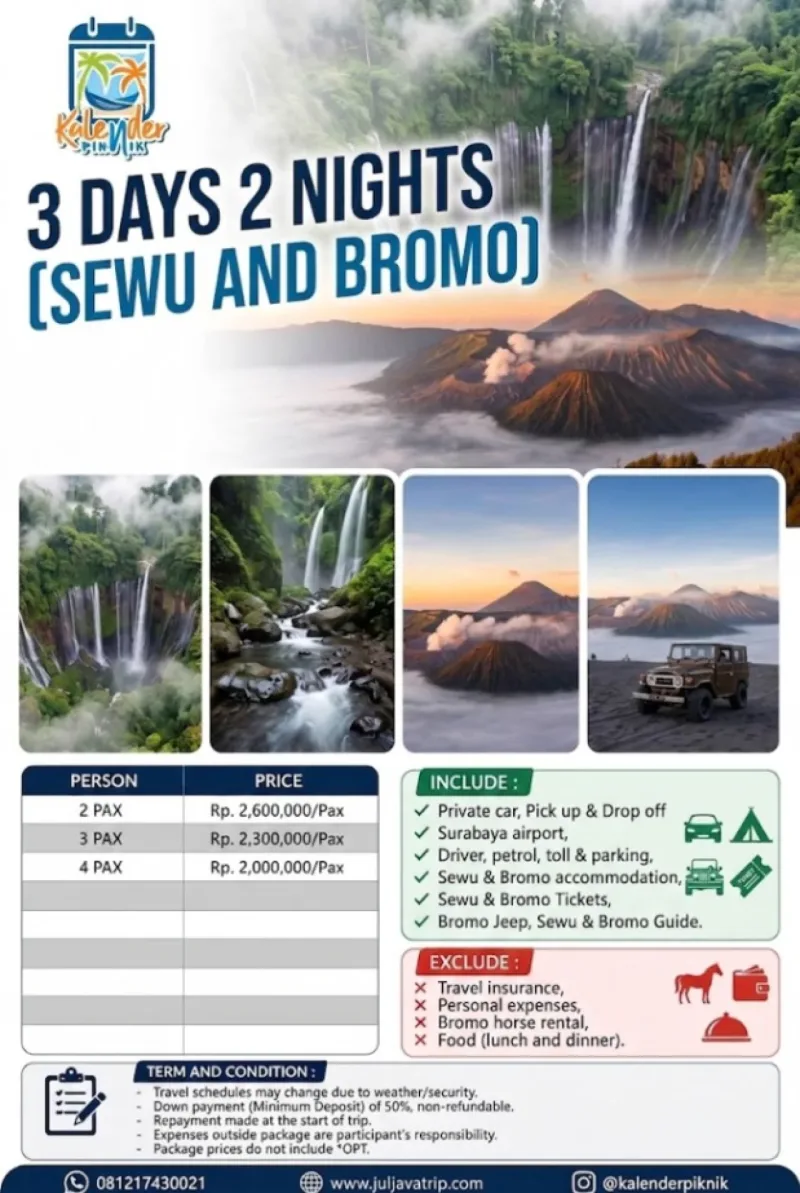 3 Days 2 Nights [Sewu and Bromo]